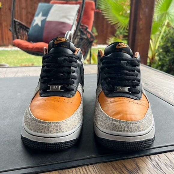 Nike Air Force 1 Low Supreme 'Safari' - Rare - Picture 3 of 9